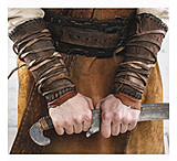 Image of Battling Blades Bracer Leather Gauntlet