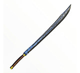 Image of Battling Blades Falchion Curved High Carbon Damascus Steel 38in Sword