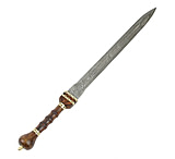 Image of Battling Blades Gladiator Roman Gladius High Carbon Damascus Steel 28in Sword