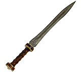 Image of Battling Blades Gladius Roman High Carbon Damascus Steel 24in Sword