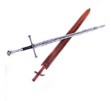 Image of Battling Blades Greatsword Two Handed Longsword High Carbon Damascus Steel Sword