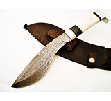 Image of Battling Blades Gurkha Kukri Handmade High Carbon Damascus Steel 13in Machete Knife