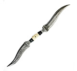 Image of Battling Blades Haladie High Carbon Damascus Steel Double Blade Dagger Sword