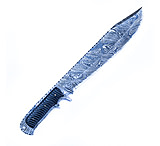 Image of Battling Blades High Carbon Damascus Steel Blade 16in Hunting Knife