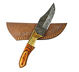 Image of Battling Blades Large Skinning High Carbon Damascus Steel Blade Knife