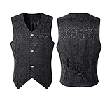 Image of Battling Blades Medieval Nobility Steampunk Jacquard Waistcoat F3C0168D
