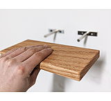 Image of Battling Blades Oak Floating Shelves