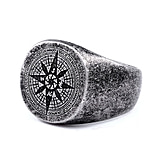 Image of Battling Blades Odin Amulet Viking Ring BD4BD76F