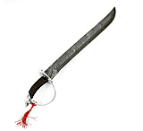 Image of Battling Blades Pirate Swashbucking Battle Ready Cutlass High Carbon Damascus Steel 23in Sword