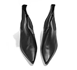 Image of Battling Blades Pointed Retro Slip On Leather Boots