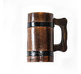Image of Battling Blades Roman 12 Fl Oz Wooden Mug