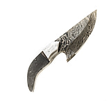 Image of Battling Blades Skinning Blank High Carbon Damascus Steel Blade 8in Hunting Knife