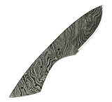 Image of Battling Blades Skinning Blank Hunting High Carbon Damascus Steel Blade Knife 1