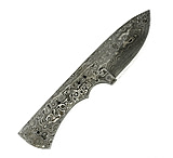 Image of Battling Blades Skinning Blank Hunting High Carbon Damascus Steel Blade Knife 2