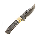 Image of Battling Blades Skinning Blank Skinner Hunting Carbon Damascus Steel Blade Knife