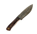Image of Battling Blades Skinning Red Skinner High Carbon Damascus Steel Dark Wood Knife 10