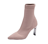 Image of Battling Blades Stretch Fabric Stilettos Ankle Boots - Women's