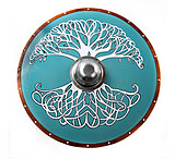 Image of Battling Blades Tree Of Life Viking Steel 24in Shield
