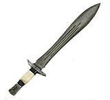 Image of Battling Blades Viking Age Carolingian High Carbon Damascus Steel 26in Sword