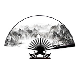 Image of Battling Blades Vintage Chinese Classical Xuan Bamboo Fan 2C2B724C