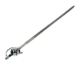 Image of Battling Blades Zorro Fencing Handmade High Carbon Damascus Steel Rapier Sword