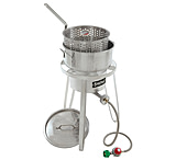 Image of Bayou Classic Stainless Fish Cooker Kit