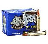 Bear Ammunition Silver Bear .223 Remington 62gr. Sp Zinc Plated 20-pack