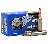 Bear Ammunition Silver Bear Ammo .308 Win. 140gr. Sp Zinc Coated 20-pack