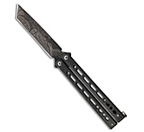 Image of Bear Ops Bear Song VIII Tanto Butterfly Knife Galaxy 4.5 Damascus C7792686
