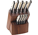 Image of Bear &amp; Son Cutlery Block Set White Bone