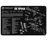 Image of BECK TEK, LLC (TEKMAT) TEKR17HKVP9SK HK VP9SK Handgun Cleaning Mat 11"x17"x1/8"