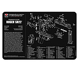 Image of BECK TEK, LLC (TEKMAT) TEKR17RUGERSR22 Ruger SR22 Handgun Cleaning Mat 11"x17"x