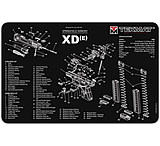 Image of BECK TEK, LLC (TEKMAT) TEKR17XDE Springfield XDE Handgun Cleaning Mat 11'x17"x1