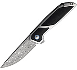 Image of Begg Knives Diamici 3in Damascus Knife w/ Black G10 Inlay
