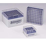 Image of Bel-Art Cryo-Safe Vial Storage Boxes, SCIENCEWARE 188490002 Box For 5 Ml Vials Holds 81 Vials, Pack of 4