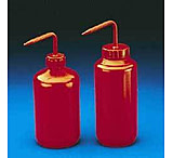 Image of Bel-Art Red Wash Bottles, Low-Density Polyethylene 116500008, Bag of 6