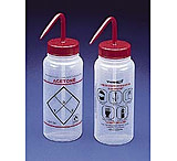 Image of Bel-Art Safety Wash Bottles, Low-Density Polyethylene, Wide Mouth 116462613 500 Ml (17 oz.) Capacity, Pack of 6