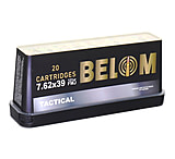 Belom 7.62x39mm 123 Grain Full Metal Jacket (FMJ) Brass Cased Centerfire Rifle Ammunition