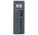 Image of BEP Marine AC Circuit Breaker Panel w/Digital Meters, 8SP 2DP AC230V ACSM Stainless Steel Vertical