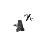 Beretta Lock Block Kit w/o Recoil Spring, 92 Non-Full Size, Black, LE9202