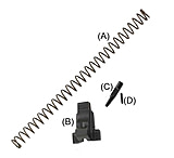 Beretta 92F/96F 9mm Locking Block Kit, 3 Rounds, Black, 3, LE9201