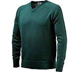 Image of Beretta Men's Classic V-neck Sweater Dark Green Medium