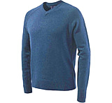 Image of Beretta Men's Classic V-neck Sweater Small Blue W/logo