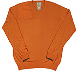 Image of Beretta Men's Country Classic V-neck Sweater Small Orange