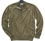 Image of Beretta Men's Pp Tech Wool 1/2 Zip Sweater Verde Olive Small