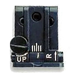 Beretta Target Adjustable Pistol Rear Sight - Out-Line Style, 92/96 Series, Black, C60428