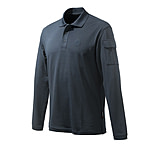 Image of Beretta MILLER POLO LONG SLEEVE BLUE MEDIUM 0B58C5B6