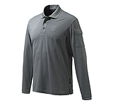 Image of Beretta MILLER POLO LONG SLEEVE SMOKED PEARL 3X-LARGE 19ADA964