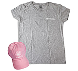 Image of Beretta Women's Cap &amp; T-shirt Medium Roll-up Combo Pink