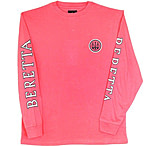 Image of Beretta Women's Double Logo L-sleeve T-shirt Pink Xxlarge
